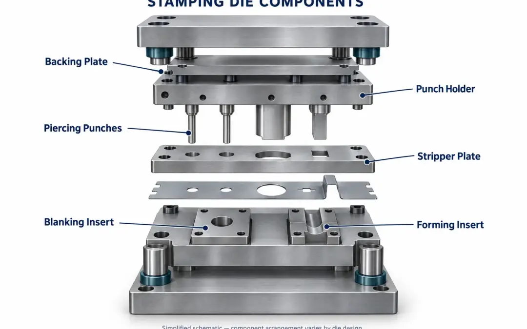 Tool Steel Selection for Stamping Dies: A Guide by Component